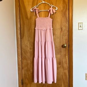 Francesca’s Mi Ami Tiered Midi Dress